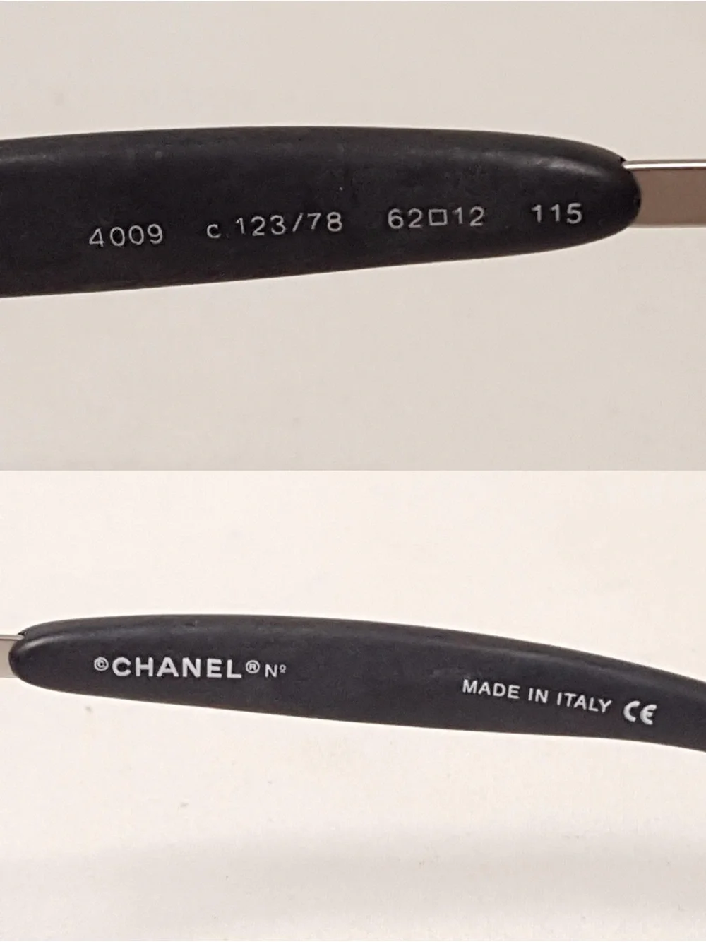 Vintage Chanel 4009 Women's Gradient Brown Rimless Sunglasses